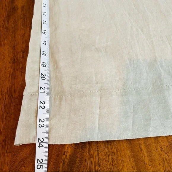 NWT Everlane European Flax Linen Wide Leg Wrap Khaki Tone Belted Jumpsuit Summer - Picture 10 of 13